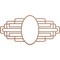 Ekena Millwork Elizabeth Wood Fretwork Pierced Ceiling Medallion, 40"W x 20"H x 11"IW x 19"IH x 3/8"T CMWP40X20X0375EBMF - alternate 1